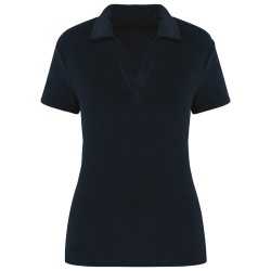 Polo écoresponsable en éponge femme
