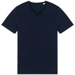 T-shirt écoresponsable slub bords francs homme