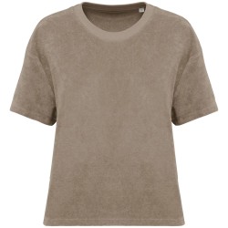 T-shirt écoresponsable en éponge femme