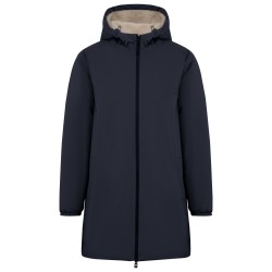 Veste écoresponsable imperméable doublée en sherpa unisexe