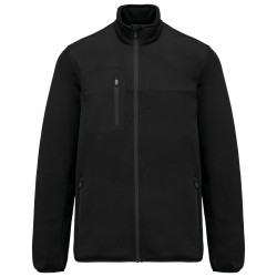 Veste recyclée en polytricot homme