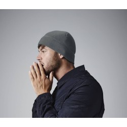 RECYCLED FLEECE PULL-ON BEANIE