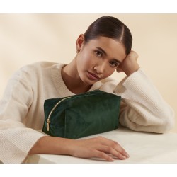 VELVET TOILETRY/ACCESSORY CASE