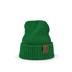Bonnet Cobain en rPET et laine. Patch personnalisable