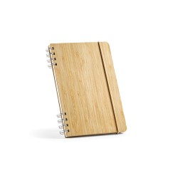 Carnet Dante couverture en bambou, 196p recyclées 70g/m²