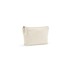 Trousse Cairo S. 1,1L en coton recyclé 320g, fermeture Zip