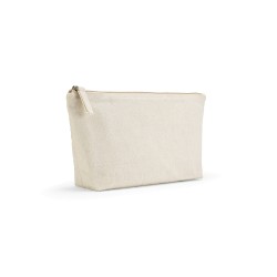Trousse Cairo L. 3,9L en coton recyclé 320g, fermeture Zip