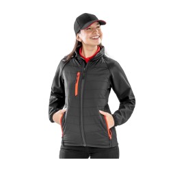 Veste softshell rembourrée black compass recyclée