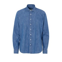 CHEMISE DENIM SLIM FIT HOMME - CERTIFIÉ GOTS