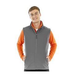Bodywarmer softshell homme recyclé
