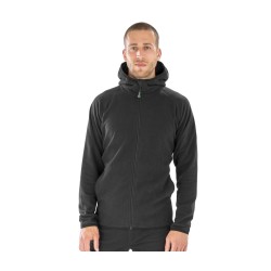 Veste à capuche en micropolaire recyclée