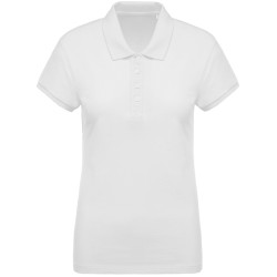 Polo piqué Bio manches courtes femme