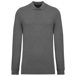 Polo piqué manches longues Bio180 homme