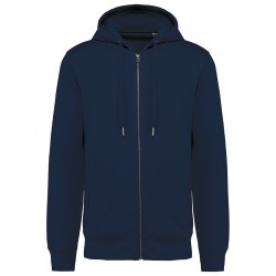 Sweat-shirt french terry écoresponsable zippé à capuche unisexe