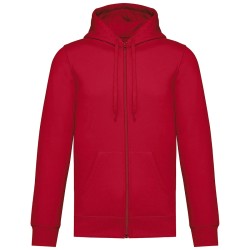 Sweat-shirt recyclé zippé à capuche unisexe