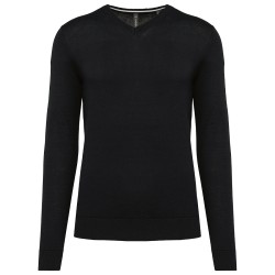 Pull col en V écoresponsable homme